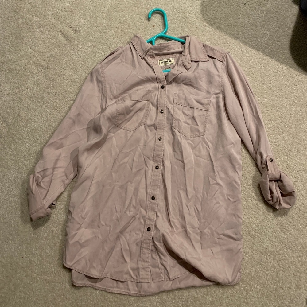 Express Button Down Long Sleeeve - image 1